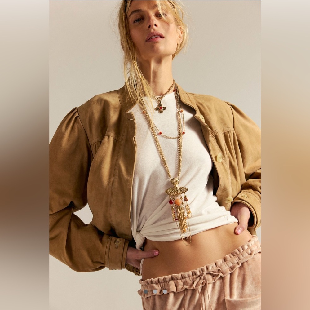 Free People Catriona Layer Necklace- Gold